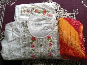 Beautiful Kurti Set New Like Condition