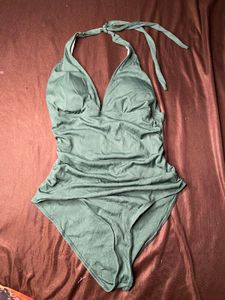 Green One Piece Swimsuit