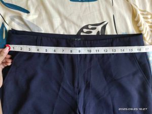 Navy Blue Trousers - 34 waist