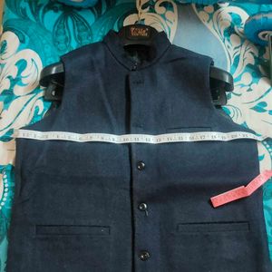 Navy Blue Nehru Jacket