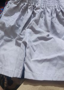 School Uniform White Shorts And Shirt
