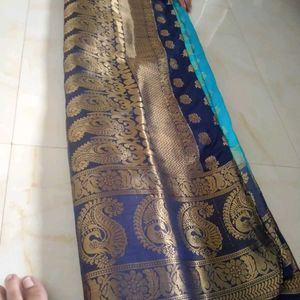 new saari with blouse