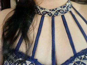 Embroidered Blue Blouse
