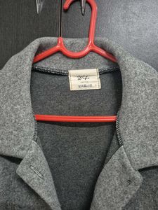 Gray Cropped Jacket