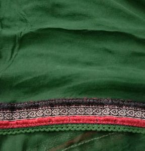 Mehndi And White Colur Suit With Palazoo Set