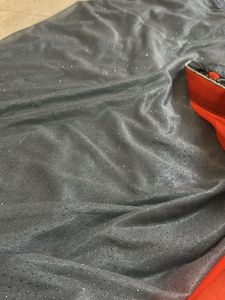 Elegant Orange &amp; Gray Saree