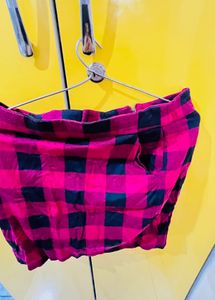 Plaid Mini Skirt