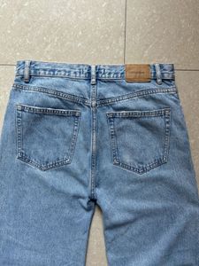 Pull &amp; Bear Mid Waist Blue Jeans