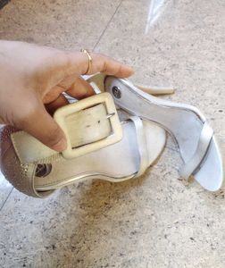 Greyish White Heels