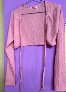 Y2k Ribbed Shrug