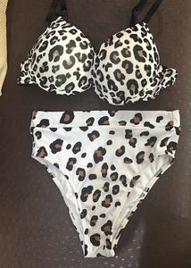 Printed Pushup Bra Set