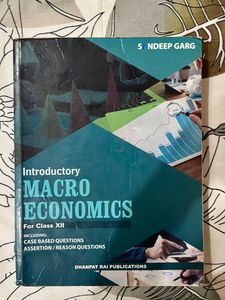 Macro Economics + Indian Eco Class 12