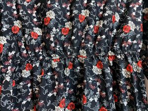 Easy Buy Short Floral Dress With Elastic Waist