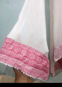 Pink Embroidered Tunic Dress