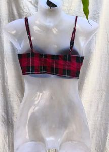 SEXY PLAID CORSET