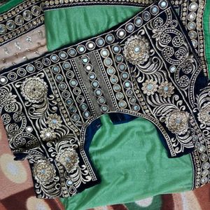 Party Wear Saree With Blouse