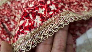 Red Floral Sharara Suit