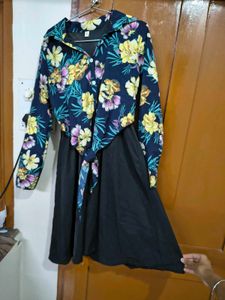 Floral Print Shirt Dress