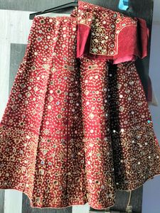 🔥New Wedding lehanga 💕💯 heavy  Merrar Wark