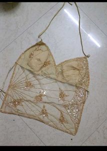 Embellished Sheer Top