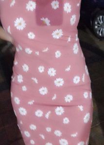 Daisy Print Mini Dress