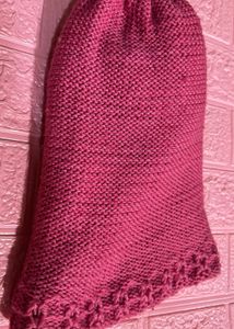 Crochet Pink Winter Beanie