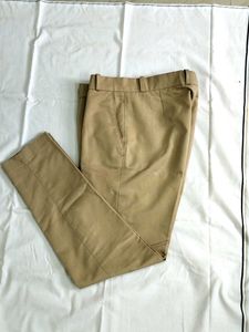 Beige Casual Pants