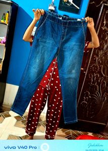 Dark Wash Denim Jeggings