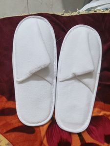 White Hotel Slippers - New