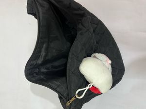 Black Puffer Hobo Bag
