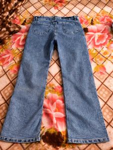 High-Waisted Denim Jeans