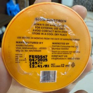 Foxtale Glow Sunscreen