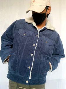 Womens Corduroy Sherpa Lining Jacket