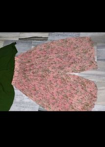 Short Frock Kurti With Plazzo Set