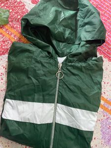 dark green cool crop jecket for girl &amp; women