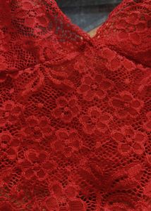 Sexy Red Hot Lingerie// Fit From 34 Bust Till 38