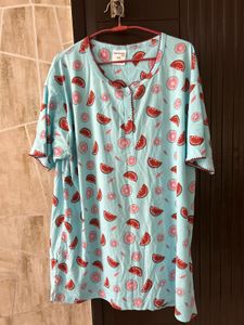 Cute Watermelon Print Night top