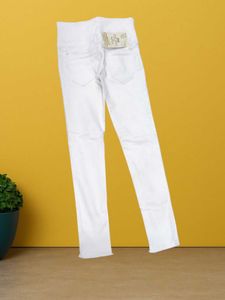 L@87 Size-28 White Skinny Jeans
