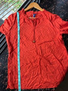 Rust brown Formal top