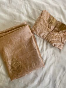 Price Drop💥 Saree And Blouse