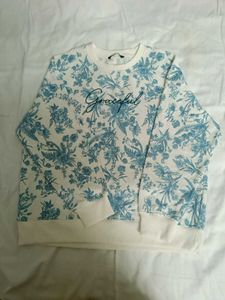 Floral Print Sweatshirt