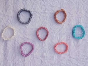 Scrunchies Silk Hair Rubber Band