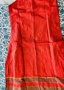 Coral Sleevless Kurti