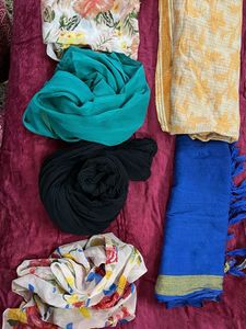 Assorted Women's Dupattas set of 9