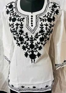 Cotton Chikankari Top