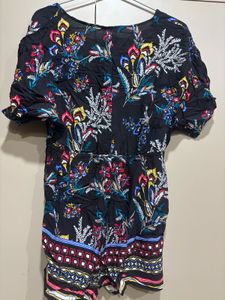 Floral Print Mini Dress