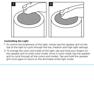 Night Light Music Speaker. Touch Sensor
