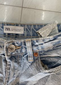 Zara Distressed Denim Jeans