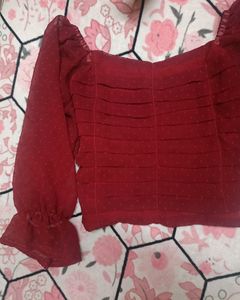 Off Shoulder Crop Top| Korean Top|Crop