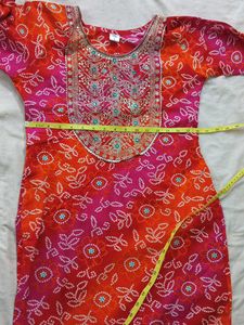 Embroidered Jaipuri Kurta